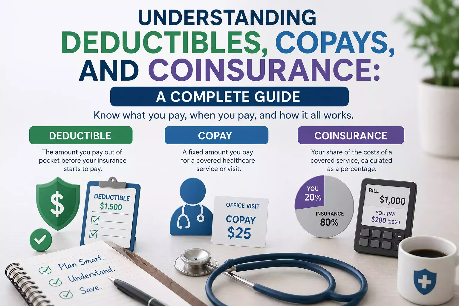 Understanding Deductibles, Copays, and Coinsurance