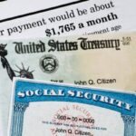 A,Corner,Of,Social,Security,Administration,Annual,Statement,Showing,Benefits